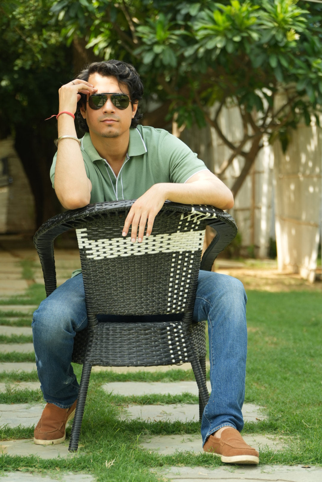Sage Green Classic Polo