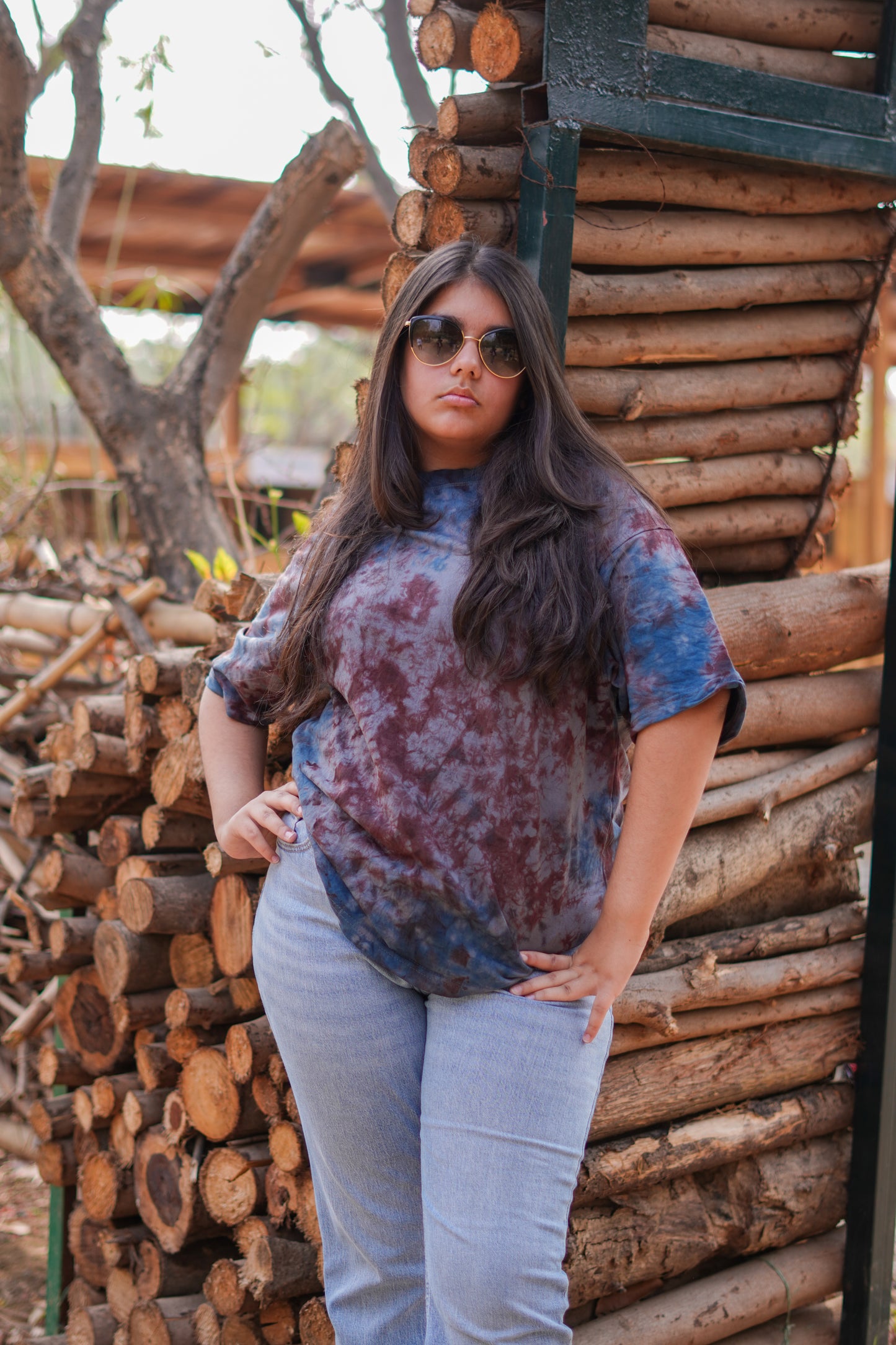 Wave Tie-Dye Tee – Earth's Natural Rhythm