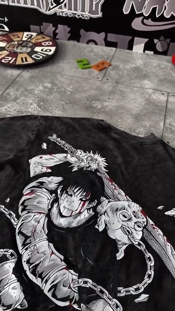 The Sorcerer Killer Toji Fushiguro Oversized T-Shirt