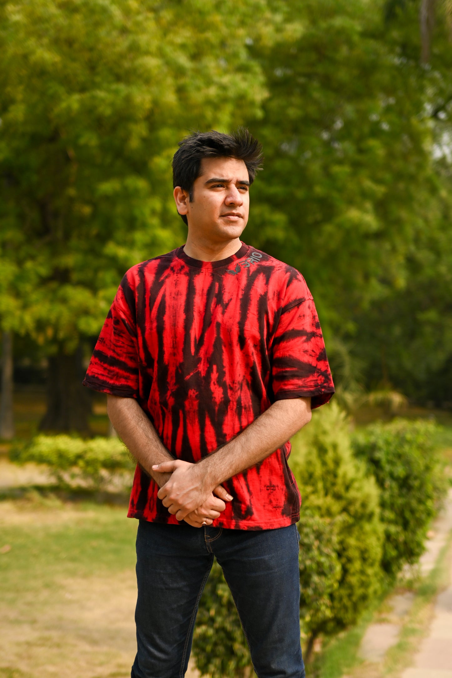 Ember Fire Tie-Dye Tee – Ignite Your Style