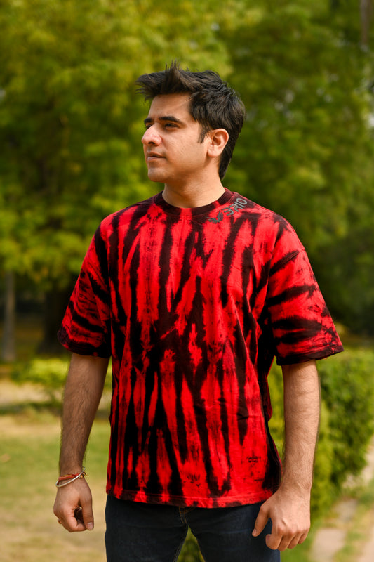Ember Fire Tie-Dye Tee – Ignite Your Style