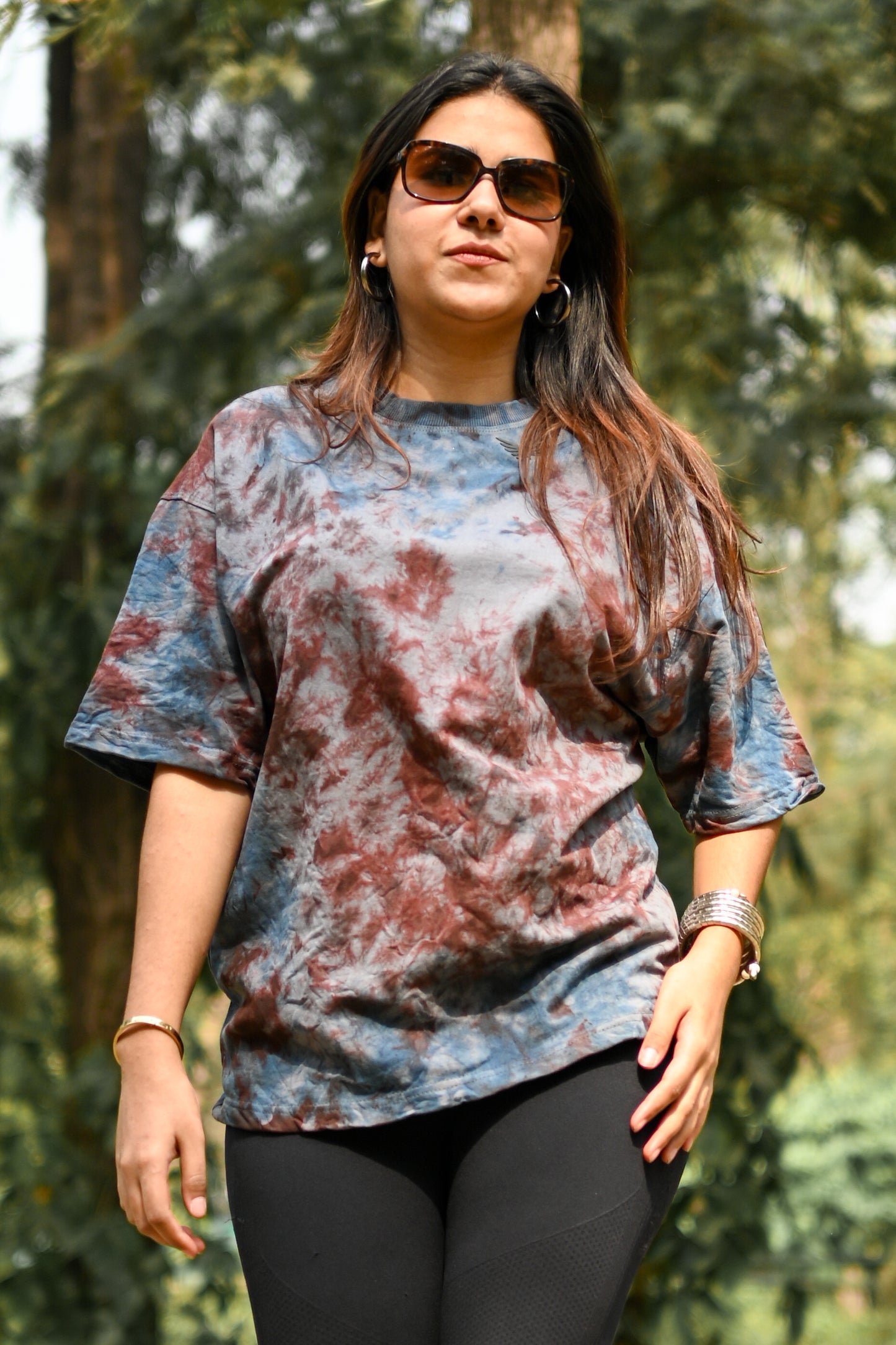 Wave Tie-Dye Tee – Earth's Natural Rhythm