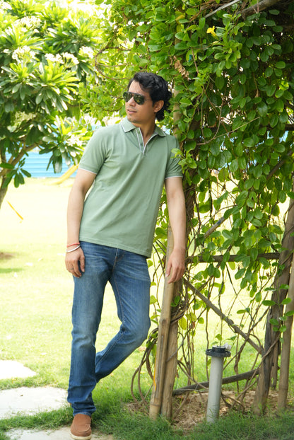 Sage Green Classic Polo