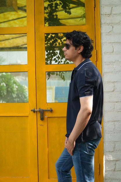 Rich Blue Classic Polo