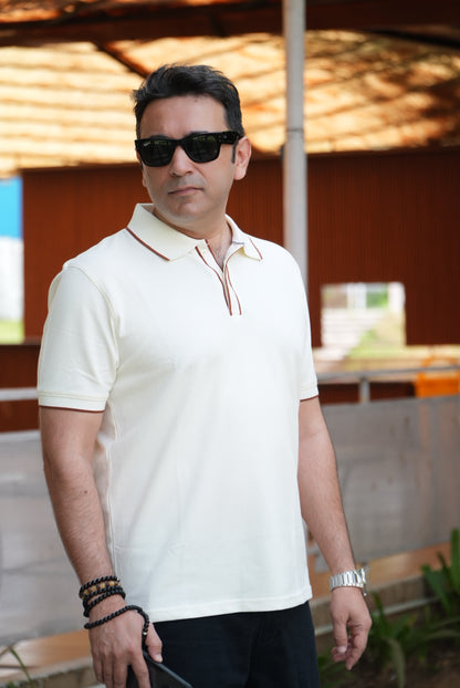 Vintage Cream Classic Polo