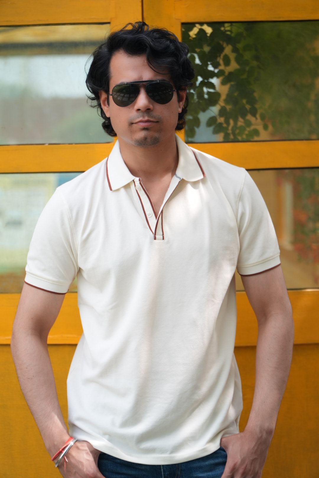 Vintage Cream Classic Polo