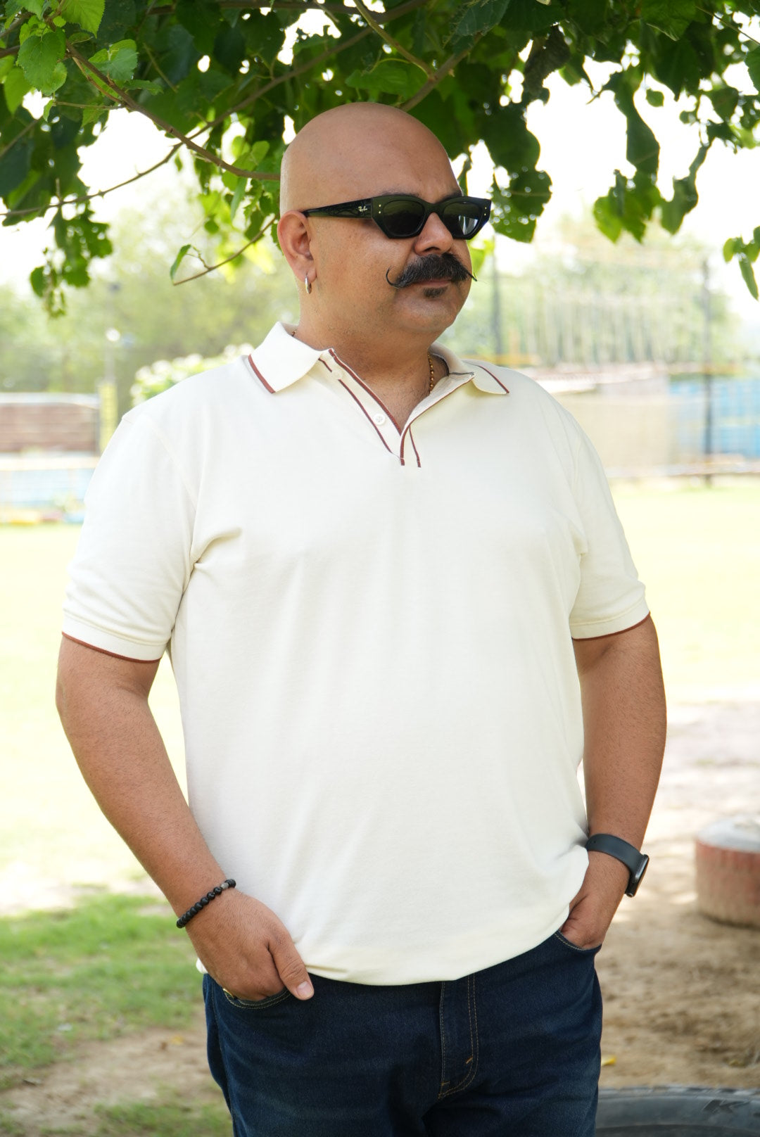 Vintage Cream Classic Polo