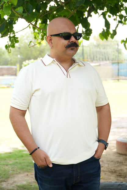 Vintage Cream Classic Polo