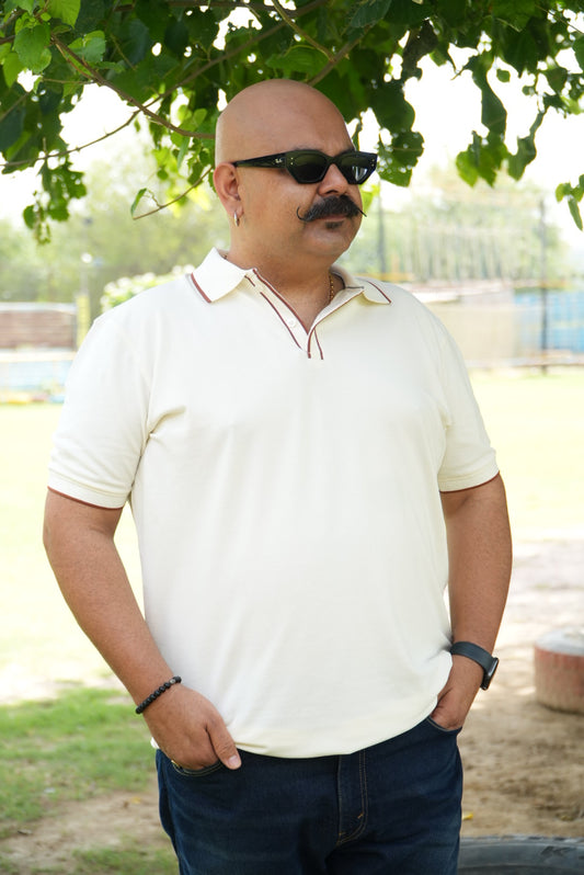 Vintage Cream Classic Polo