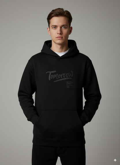 Tomorrow Hoodie Black