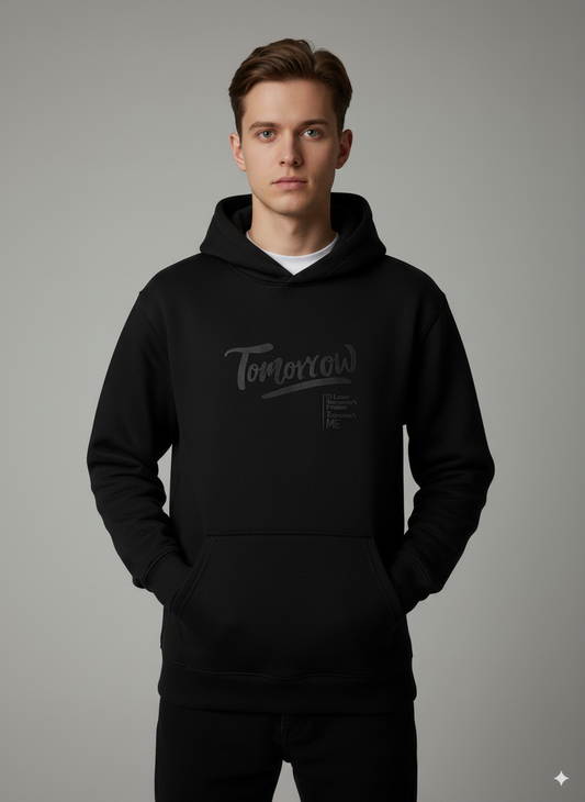 Tomorrow Hoodie Black