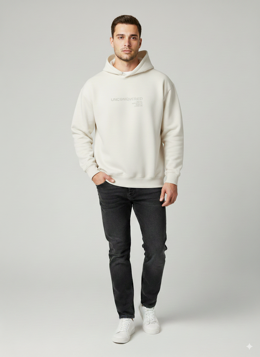 UNCONQUERED Hoodie White