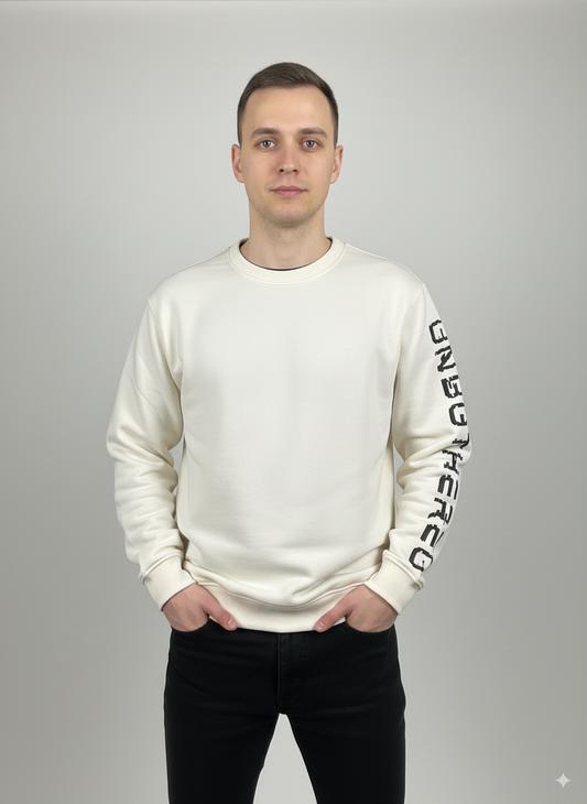 UNBOTHERED Sweatshirt White