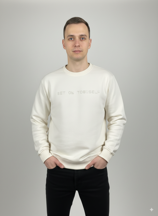 Bet On Yourself Sweatshirt White