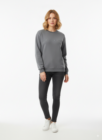 Bet On Yourself Sweatshirt Grey