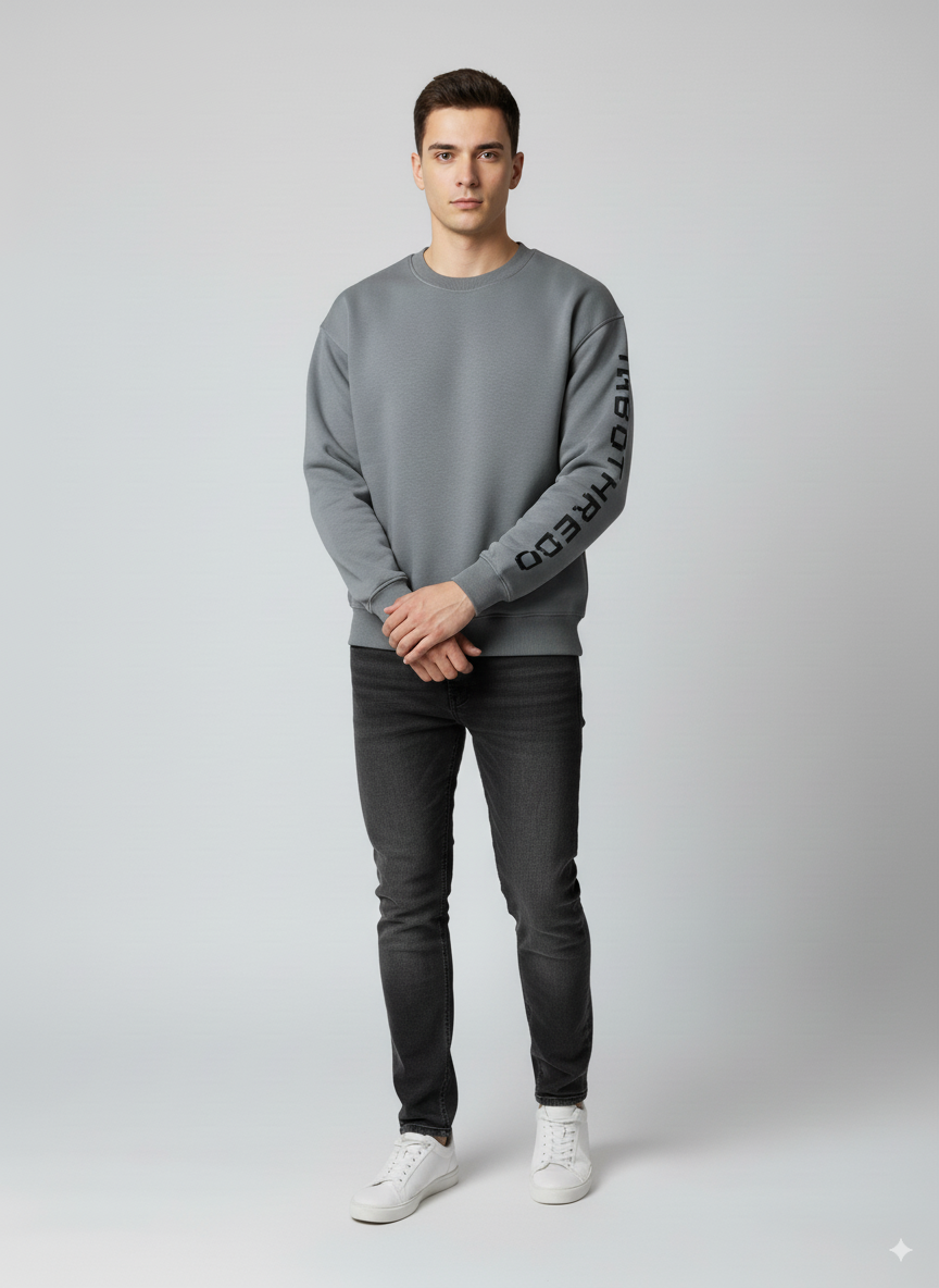 UNBOTHERED Sweatshirt Grey