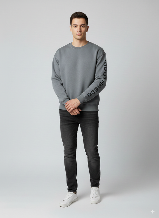 UNBOTHERED Sweatshirt Grey