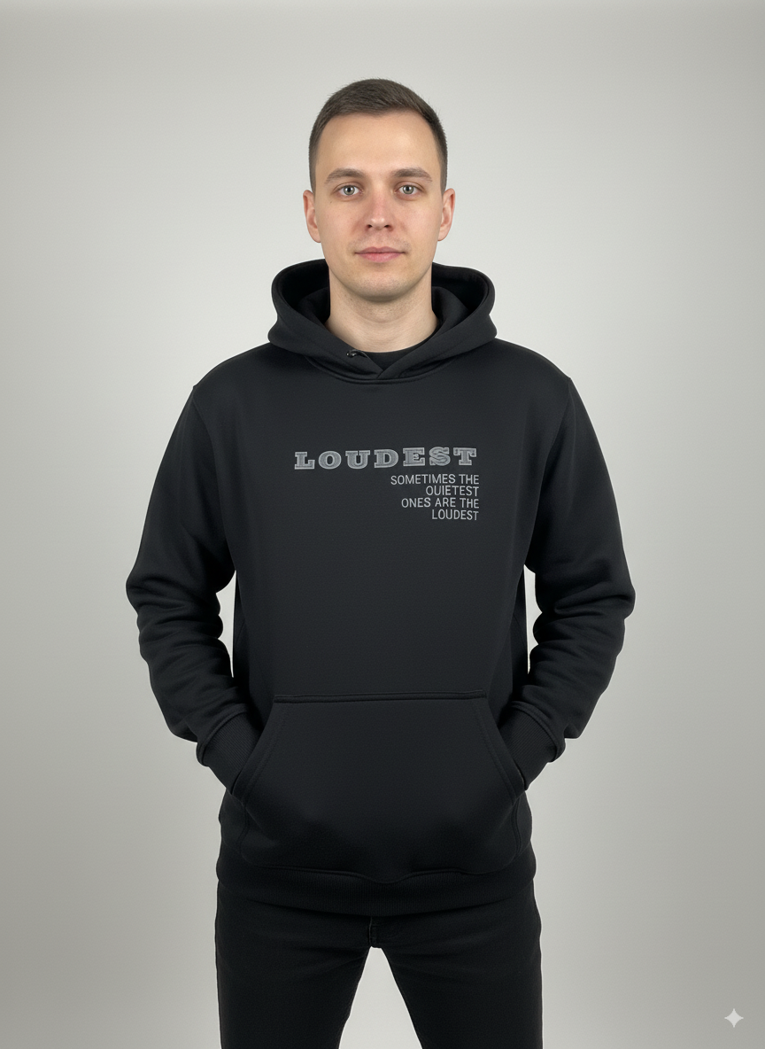 Loudest Hoodie - Black