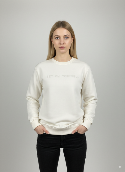 Bet On Yourself Sweatshirt White