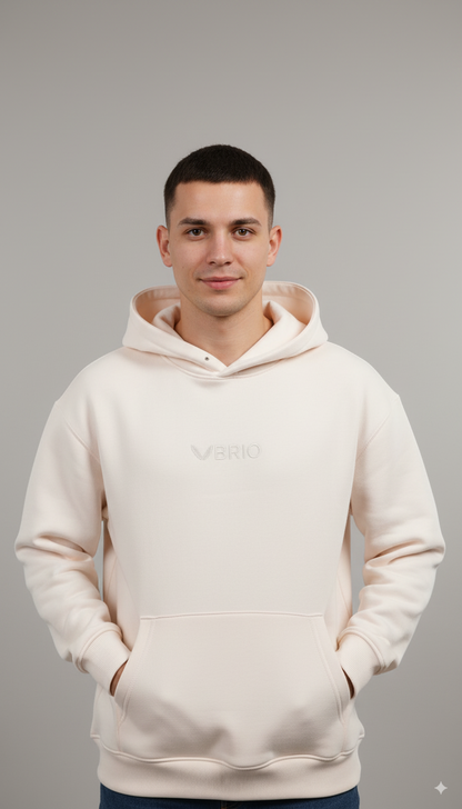 White BRIO Hoodie