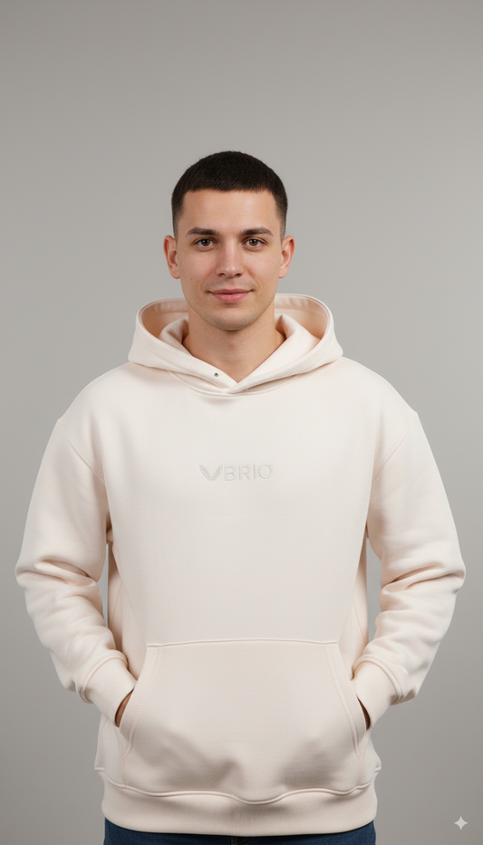 White BRIO Hoodie
