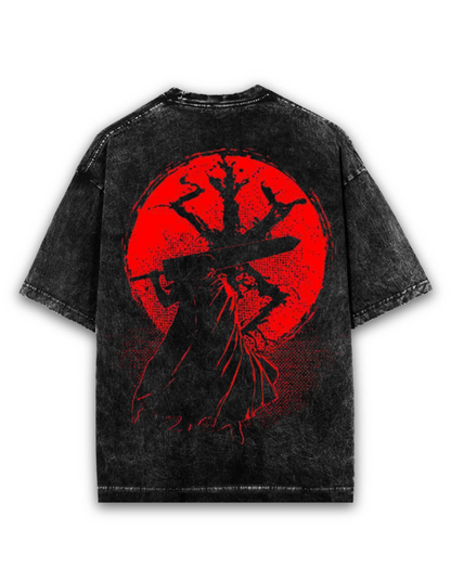 Berserk Acid Wash  Oversized T-Shirt,