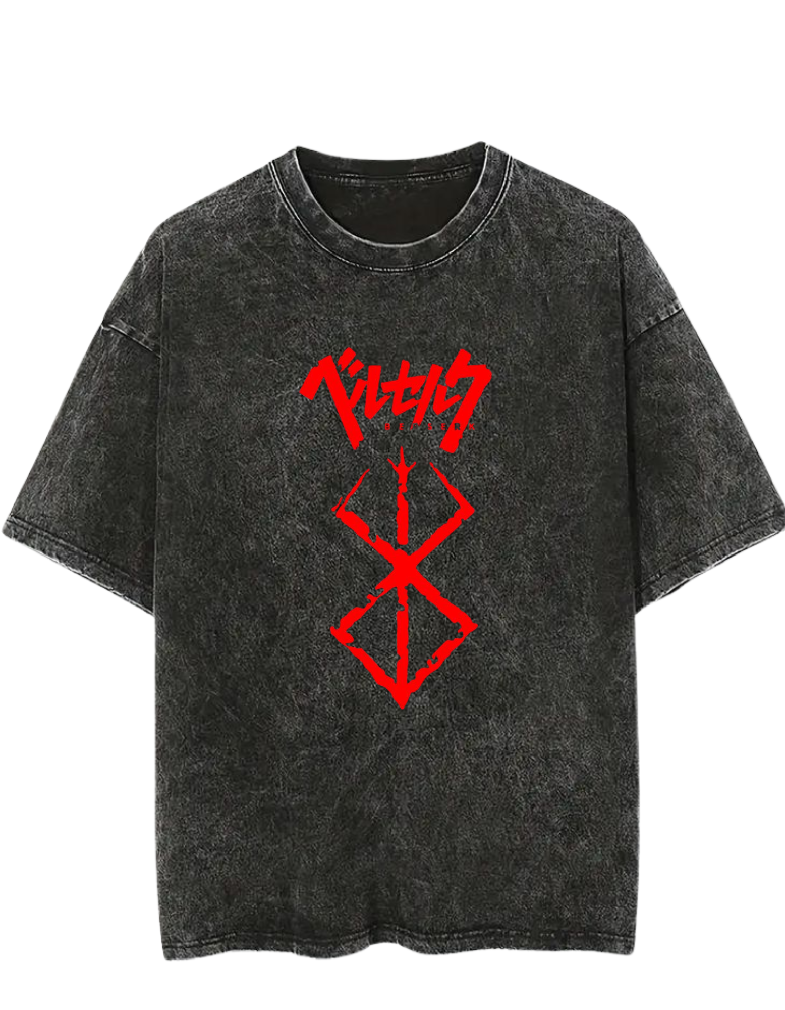 Berserk Acid Wash  Oversized T-Shirt