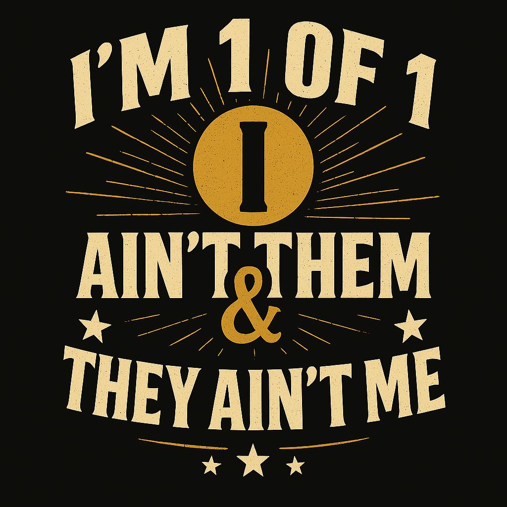 I am One & Only - Black