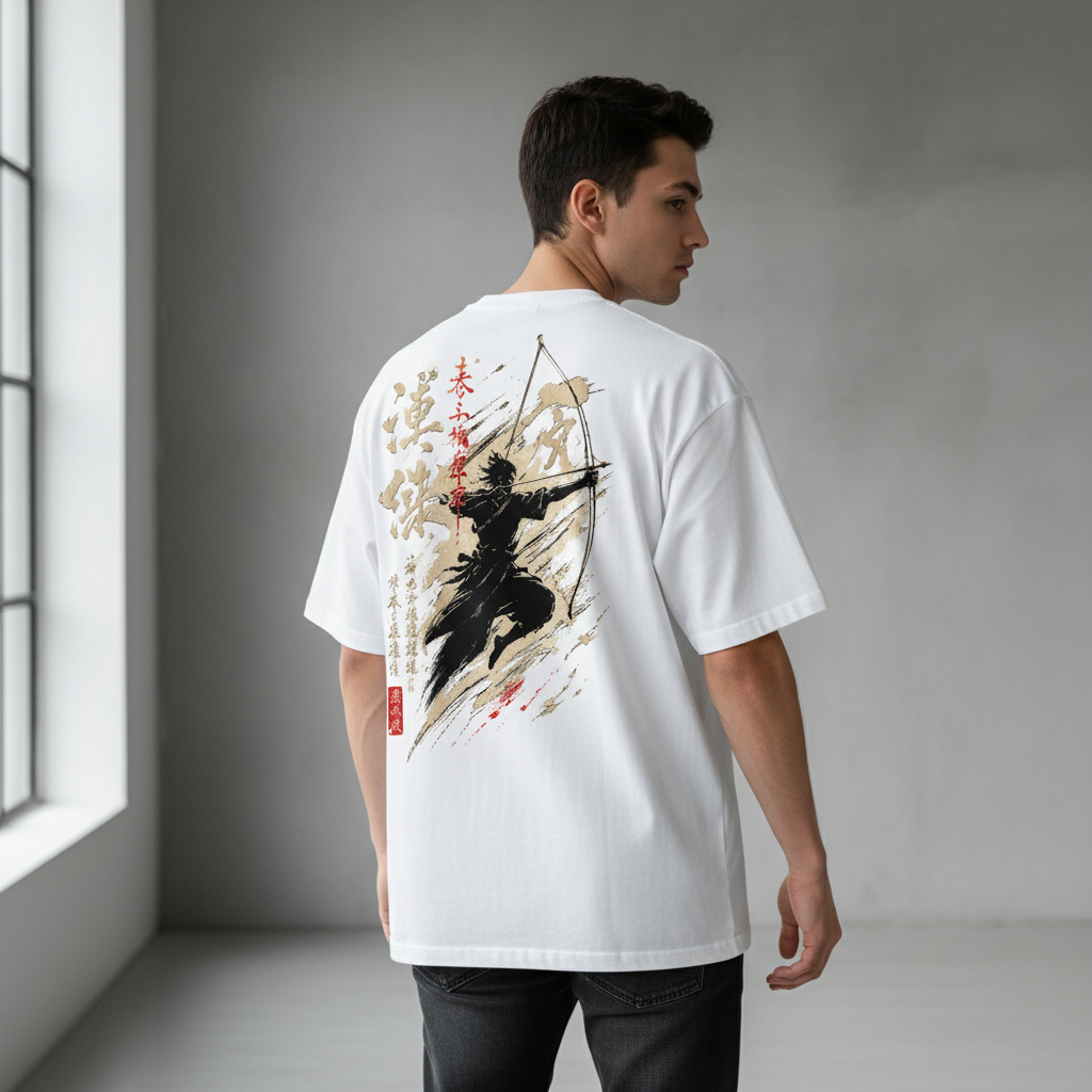 Archer White Oversized T-Shirt