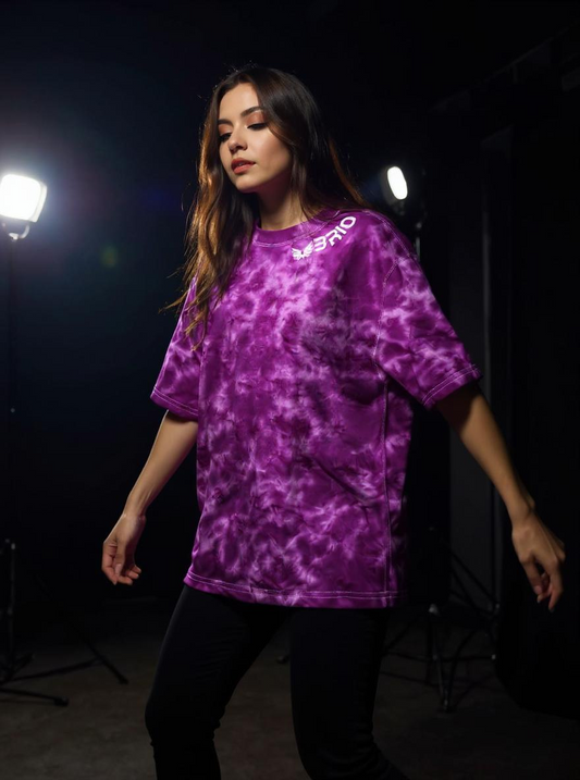 Vibrant Pink Tie-Dye T-Shirt